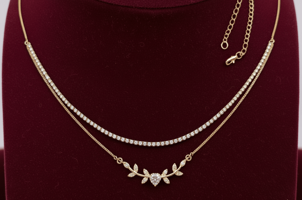 Golden Vines Heart Necklace - GREYS∞UL