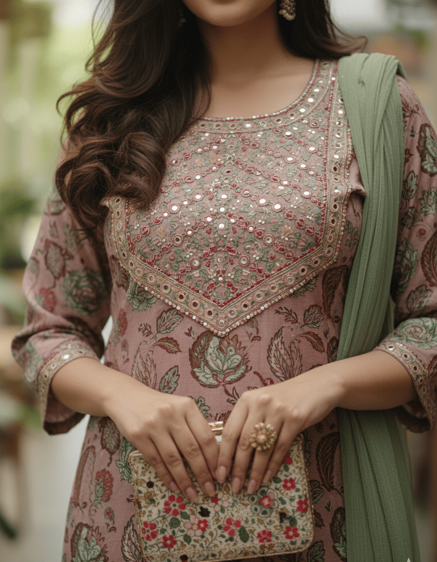 Exquisite Hand - Embroidered Suit Set (Gotta work) - GREYS∞UL