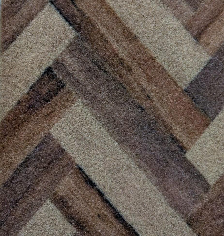 Premium Anti - Slip Door Mat with Wooden Texture Design (40x60 cm) - GREYS∞UL