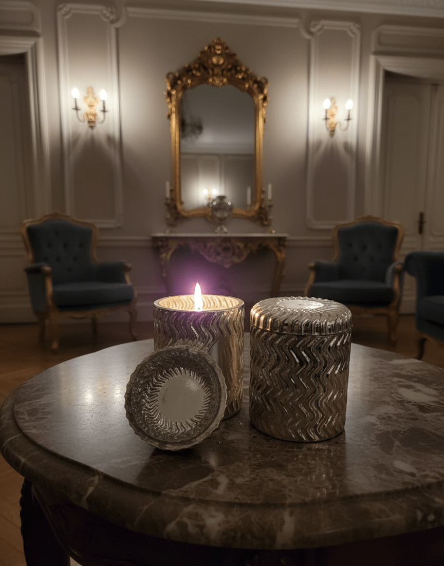 Serenique Soy Wax Candle - Lasting Aroma - Set of 2 - GREYS∞UL