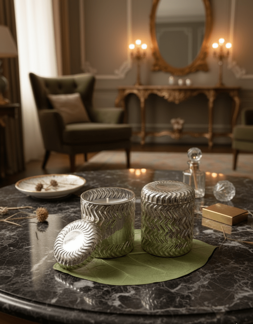 Serenique Soy Wax Candle - Lasting Aroma - Set of 2 - GREYS∞UL